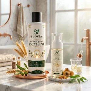 Huile anti-chute + shampooing protéiné